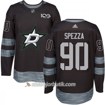 Män Ishockey Dallas Stars Tröja Jason Spezza 90 1917-2017 100th Anniversary Adidas Svart Authentic Män Ishockey Dallas Stars Tröja Jason Spezza 90 1917-2017 100th Anniversary Adidas Svart Authentic
